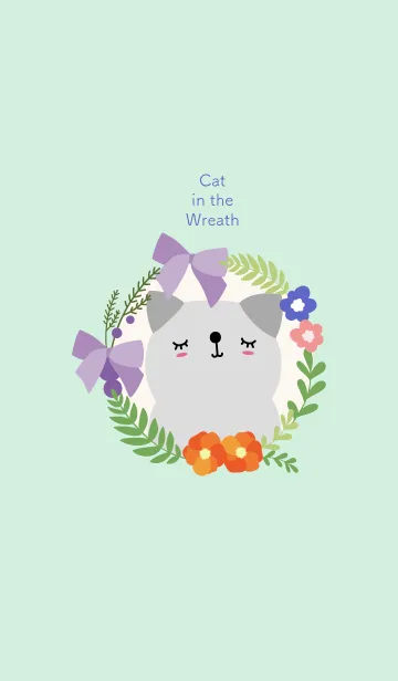 Cat in the wreathの着せ替えメイン画像
