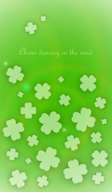 [LINE着せ替え] Clover dancing in the windの画像1