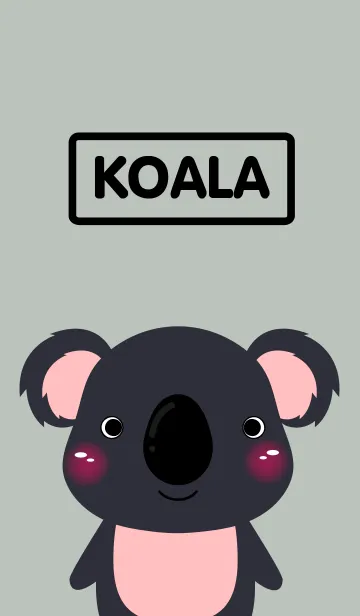 [LINE着せ替え] Simple cute Koala theme Vr.2(jp)の画像1