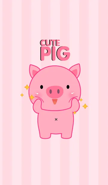 [LINE着せ替え] I'm Cute Pig Theme(jp)の画像1