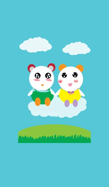 [LINE着せ替え] Cute bearCute bear v1の画像1