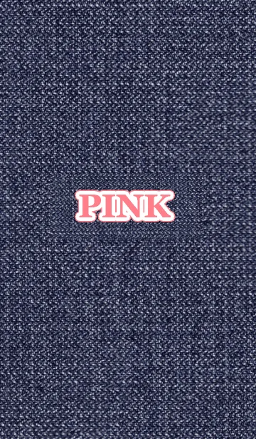 [LINE着せ替え] デニム x ピンクの画像1