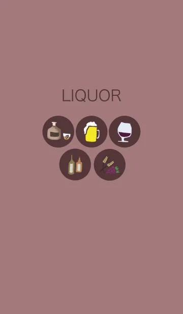[LINE着せ替え] LIQUOR 酒の画像1