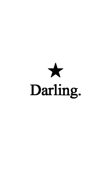 [LINE着せ替え] Darling＆シンプルの画像1