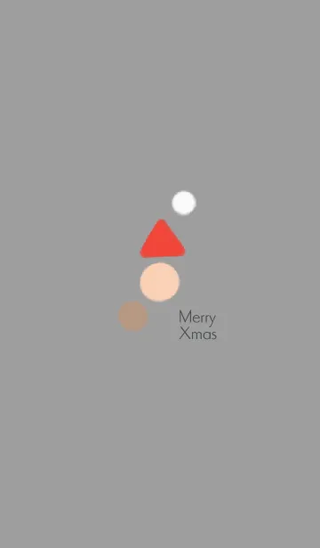 シンプルなクリスマスの着せ替えメイン画像