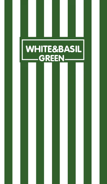 [LINE着せ替え] BASIL GREEN ＆ WHITE THEME (JP)の画像1