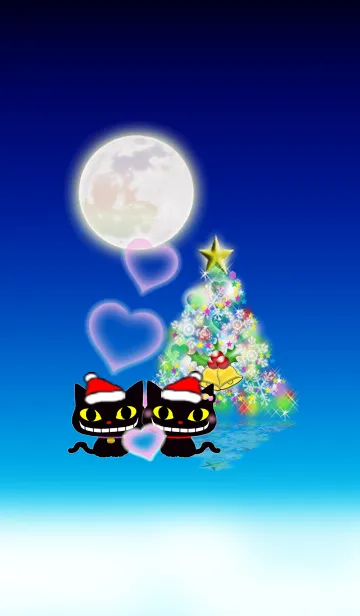 [LINE着せ替え] 愛の証33(黒猫3)の画像1