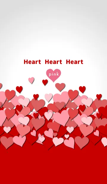 [LINE着せ替え] Heart Heart Heart pinkの画像1