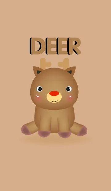 [LINE着せ替え] Moose Deer Theme(jp)の画像1