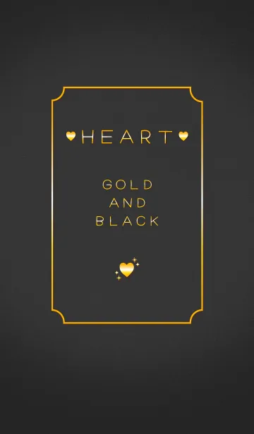 HEART GOLD AND BLACKの着せ替えメイン画像