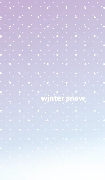 [LINE着せ替え] winter snow***の画像1