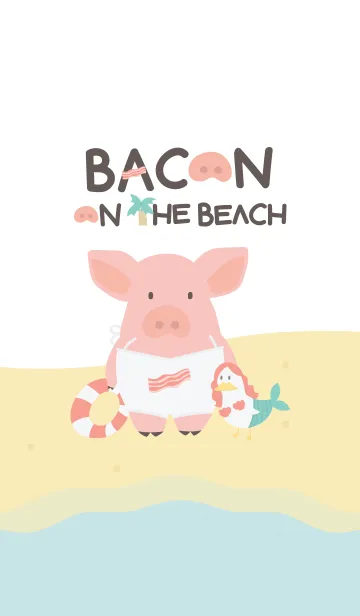 [LINE着せ替え] Bacon on the Beachの画像1