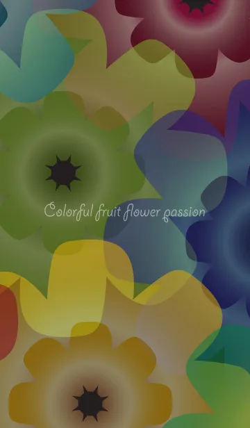 [LINE着せ替え] Colorful fruit flower passionの画像1