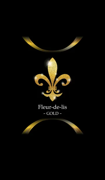 [LINE着せ替え] 百合の紋章 Fleur-de-lis -GOLD-*の画像1