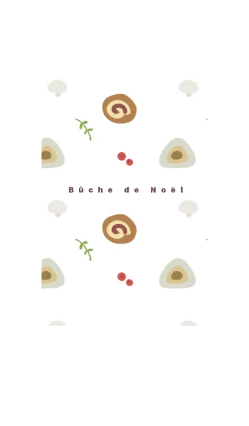 [LINE着せ替え] ブッシュドノエルの画像1