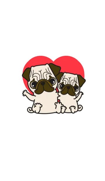 [LINE着せ替え] パグパグパグ2の画像1