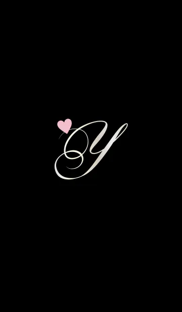 [LINE着せ替え] INITIAL- Y- WHITEGOLDの画像1