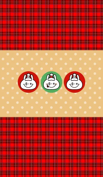 [LINE着せ替え] 「ドットのサンタさん」の着せかえ♡2の画像1