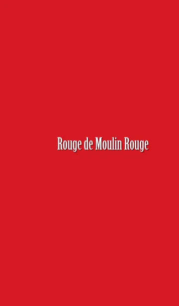 [LINE着せ替え] Rouge de Moulin Rougeの画像1
