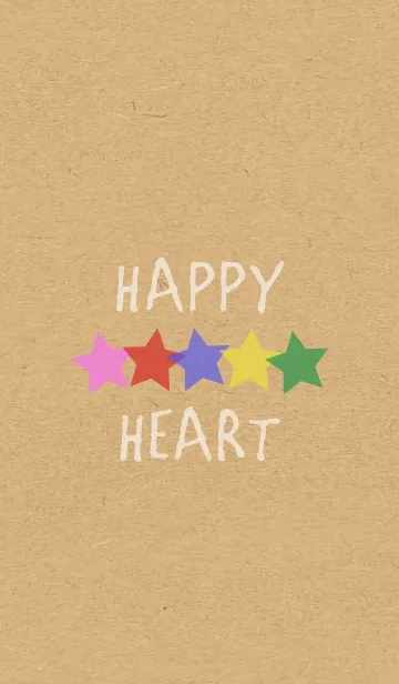 [LINE着せ替え] STAR HEART -5color KRAFT- 2の画像1