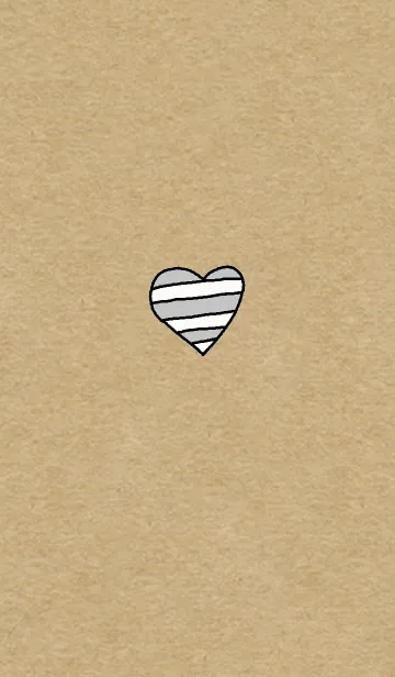 [LINE着せ替え] border x heart(nature)の画像1