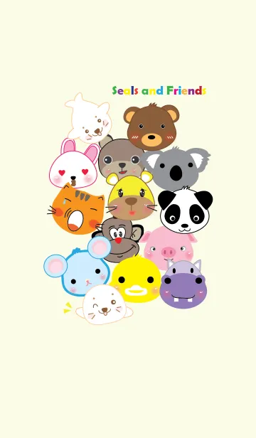 Seals and friends v.1の着せ替えメイン画像