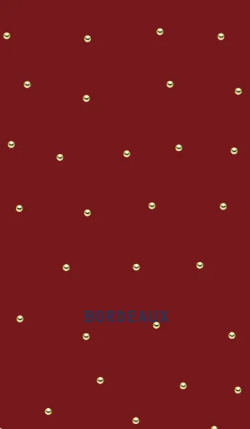 [LINE着せ替え] ボルドーとスタッズの画像1