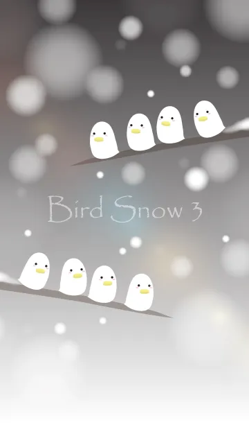 [LINE着せ替え] Bird Snow 3の画像1