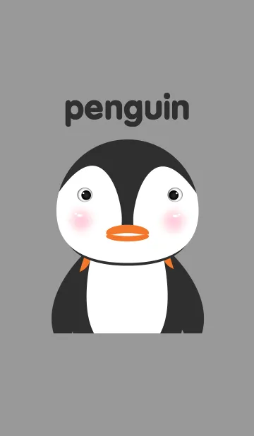 [LINE着せ替え] Simple cute Penguin theme v.2(jp)の画像1