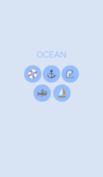 [LINE着せ替え] OCEAN.の画像1