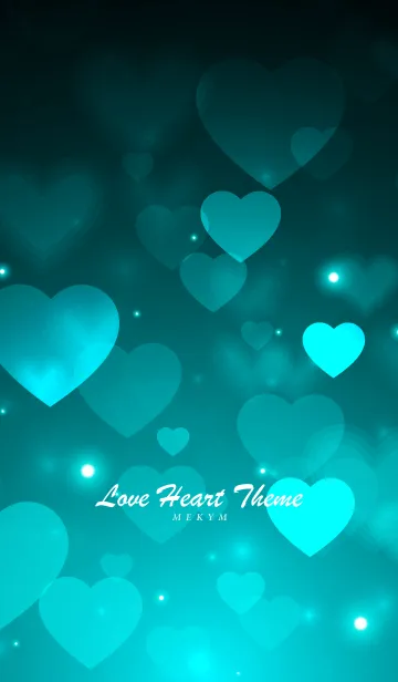 [LINE着せ替え] Love Heart Theme -EMERALD-の画像1