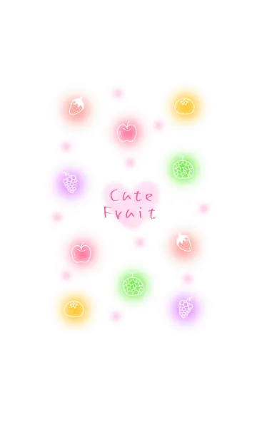 [LINE着せ替え] Cute Fruitの画像1