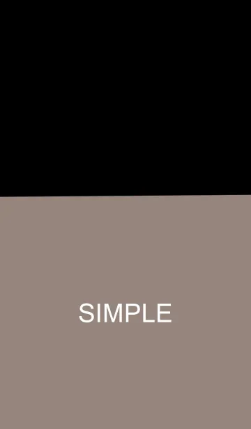 [LINE着せ替え] マットベージュとブラックの画像1