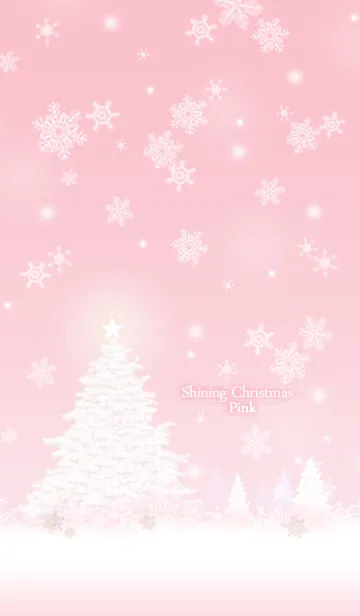 [LINE着せ替え] Shining Christmas [Pink]の画像1