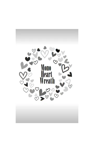 [LINE着せ替え] MONO HEART WREATHの画像1