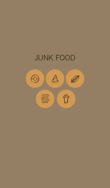 [LINE着せ替え] JUNK FOOD.の画像1