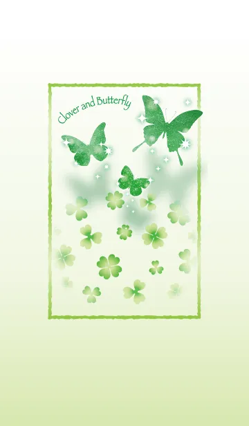 [LINE着せ替え] Clover and Butterfly*の画像1