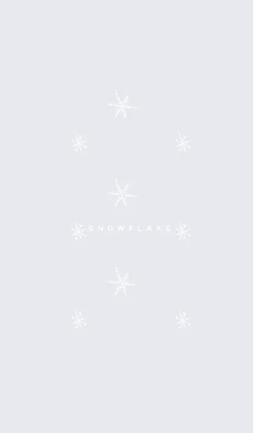 [LINE着せ替え] 雪の結晶の画像1