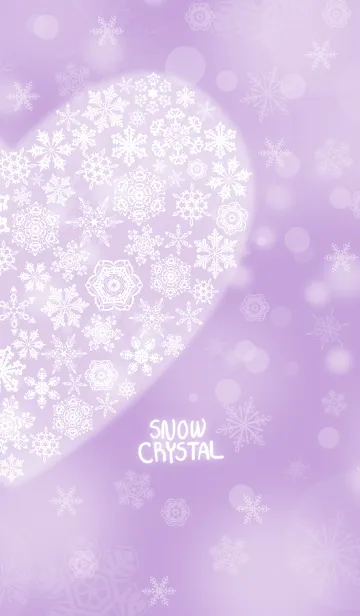 [LINE着せ替え] snow crystal_082_rightの画像1
