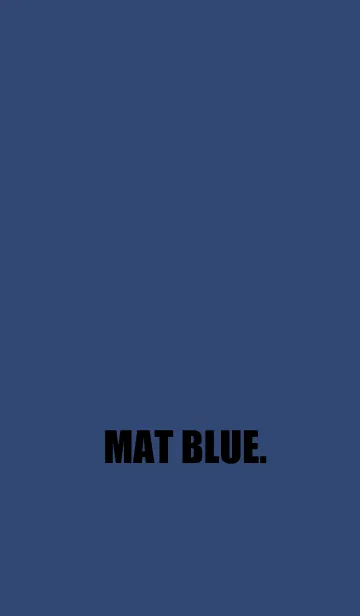 [LINE着せ替え] マットブルーの画像1