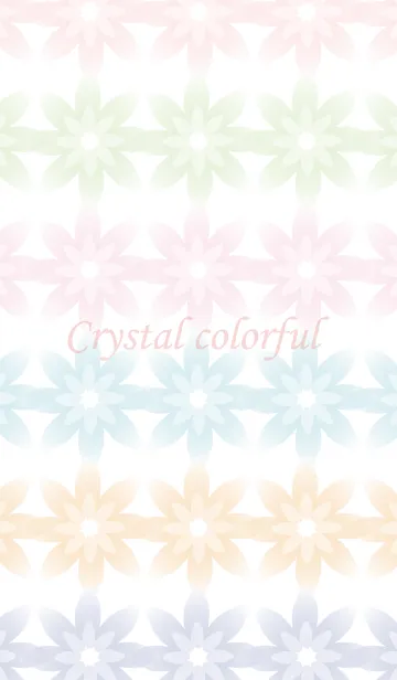 [LINE着せ替え] Crystal colorfulの画像1