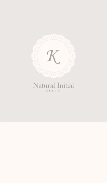 [LINE着せ替え] INITIAL -K- Naturalの画像1