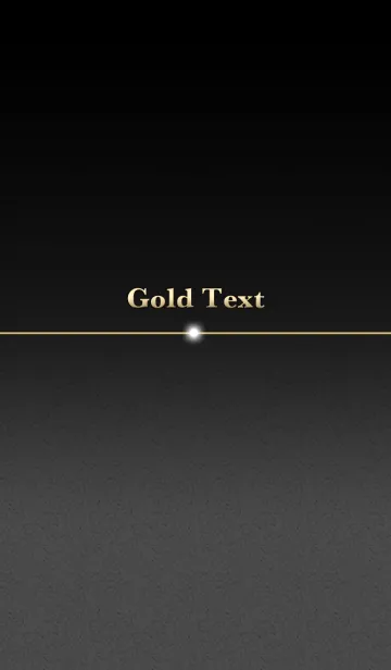 [LINE着せ替え] ゴールドテキスト(黒)の画像1