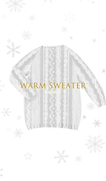 [LINE着せ替え] Warm sweaterの画像1