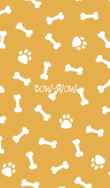 [LINE着せ替え] かわいい犬の肉球＆骨の画像1