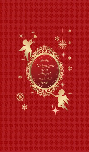 [LINE着せ替え] Holynight and Angel Noble Redの画像1