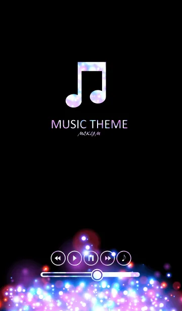 [LINE着せ替え] MUSIC THEME -KIRAKIRA PINK-の画像1