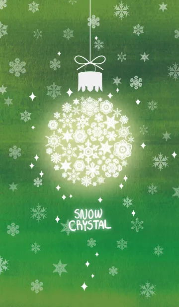 [LINE着せ替え] snow crystal_076の画像1