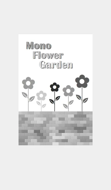 [LINE着せ替え] MONO FLOWER GARDENの画像1