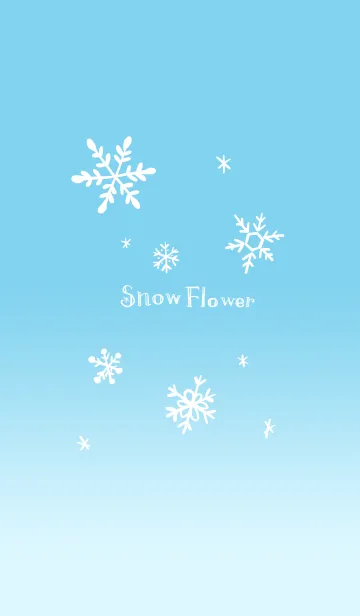 [LINE着せ替え] Snowflower*の画像1